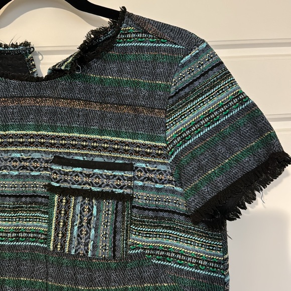 Zara tweed t-shirt - Picture 2 of 2